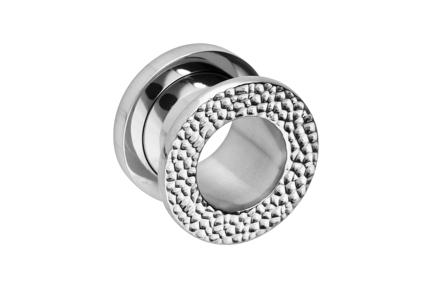 Chirurgenstahl Tunnel STRUKTUR von Piercingline